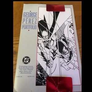 1989-90 George Perez Portfolio Set Of (12) Plates / DC  Comics